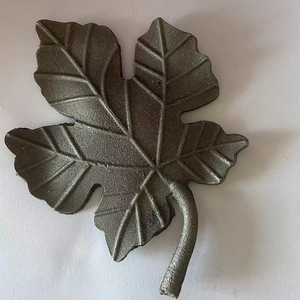 Wrought <strong>Iron</strong> Forged Cast <strong>Iron</strong> Flowers and Leaves Decorative Ornamental Metal <strong>Rosettes</strong> - Product Image 4