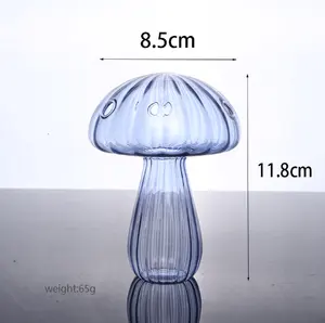 Vase en verre en forme de champignon Terrarium Vente en gros directe d'usine en Chine