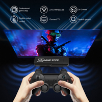 Manette sans fil Émulateur TV Console de jeu 256 Go avec plus de 50 000 jeux Vidéo 4K & Stick de jeu rétro X2 Plus Cadeau de Noël pour enfants