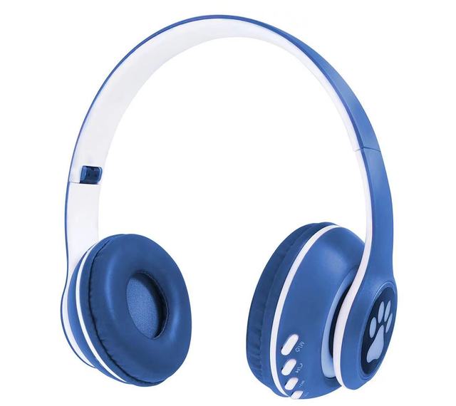 Cheap LED Light OEM Folding Children Kids Student True Wireless Headphones BT Headsets