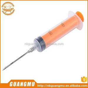 Jarum suntik plastik 2oz <span class=keywords><strong>60ml</strong></span> dengan jarum, untuk alat ukur cairan dengan topi, kemasan steril terpisah - Product Image 5
