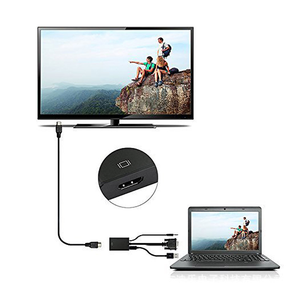 Mini <span class=keywords><strong>VGA</strong></span> để chuyển đổi HDTV <span class=keywords><strong>VGA</strong></span> Nam để HDTV Nữ âm thanh máy tính để bàn máy chủ Màn hình HD Adapter Cáp - Product Image 3