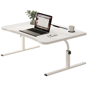 Mesa <span class=keywords><strong>para</strong></span> Portátil Giratoria 360°, Inclinable, <span class=keywords><strong>para</strong></span> Usar Sobre la Cama, con Protección Anticaídas, Soporte <span class=keywords><strong>para</strong></span> Tablet, Ranura <span class=keywords><strong>para</strong></span> Vasos, Patas de Soporte Metálicas Resistentes y Gruesas - Product Image 6