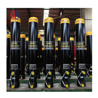 Vérins hydrauliques télescopiques à 3 à 8 étages pour camions à bascule, machines d'ingénierie