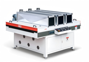 Machine de revêtement UV automatique double face de précision <span class=keywords><strong>pour</strong></span> meubles en <span class=keywords><strong>bois</strong></span>, 1300 mm, <span class=keywords><strong>pour</strong></span> panneaux en placage, papier et MDF, ligne de vernissage UV à rouleaux - Product Image 4