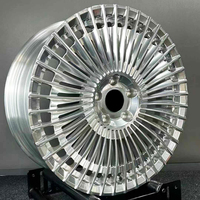 Jantes forgées multi-rayons 18-26 pouces 5x112 5x114.3 5x120 avec enjoliveur central flottant en alliage pour Mercedes Maybach BMW Range Rover