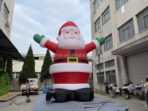 Père Noël <span class=keywords><strong>gonflable</strong></span> géant et durable pour la décoration extérieure de Noël - Product Image 2