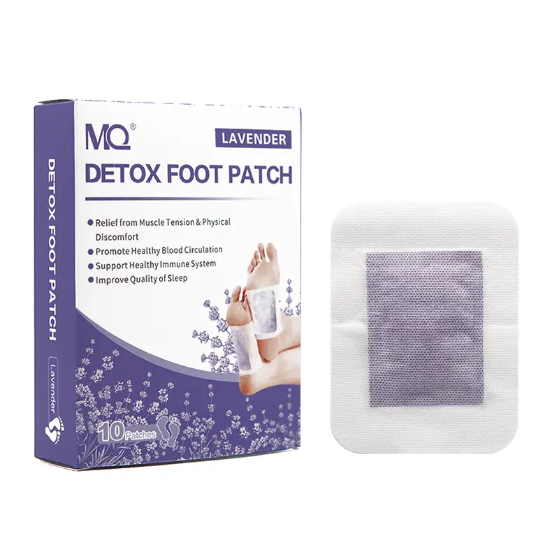 2022 Wholesale body detox 2 in 1 ginger foot patch green tea detox foot patch