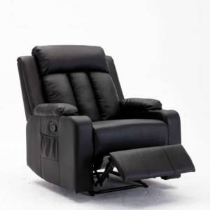 Gran oferta, sofá reclinable de estilo europeo con portavasos extensible, muebles de sala de estar de cuero sintético - Product Image 1