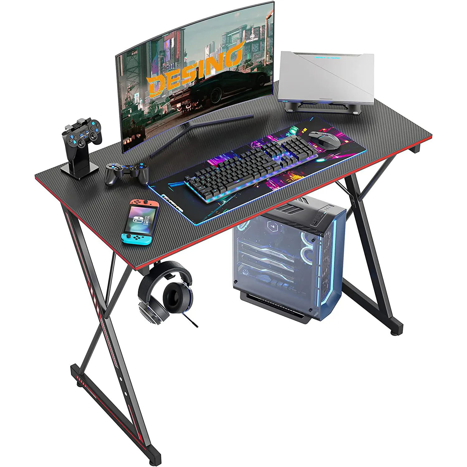 Mesa de juegos de mesa de ordenador Gamer para oficina en casa