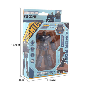 Robot Trasformabile <span class=keywords><strong>3</strong></span> in 1, Giocattolo per Ragazzi, Orologio Elettronico Robot, Penna <span class=keywords><strong>Regalo</strong></span>, Giocattolo Robot Trasformabile - Product Image 5
