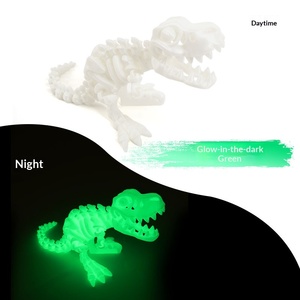 Squelette de <span class=keywords><strong>dinosaure</strong></span> Tyrannosaurus Rex imprimé en 3D en PLA, figurine transformable en dragon, cadeau artisanal, jouet animal - Product Image 6