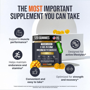 Etiqueta privada Adultos Creatine Gummies Vegetales <span class=keywords><strong>Gummy</strong></span> Candy <span class=keywords><strong>Bears</strong></span> - Product Image 6