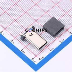 HC-TYPE-C-16P-LT01D USB Connector SMD Connector ( Connector Type: Type-C )( Gender: Female )( Mounting Type: Vertical Mount ) - Product Image 1