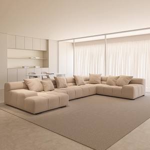 Lounge Suite <strong>Sofa</strong> Set Living Room Furniture Italian Fabric <strong>Sofa</strong> Modern Fabric Full <strong>Big</strong> U Shape <strong>Sofa</strong> - Product Image 4