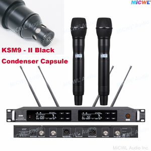 ระบบดิจิทัลไมโครโฟนไร้สาย ULXD4D 500เมตร KSM9เครื่องควบแน่นสีทองชุดหูฟัง Beta54แบบถือ KSM9-II - Product Image 6