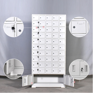 Phòng tập thể dục siêu thị công cộng kim loại 50 ngăn điện thoại thông minh hiển thị Locker di động sạc trạm thép lưu trữ tủ locker - Product Image 5