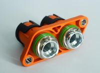 Connecteur d'alimentation à trou traversant 3 Pos 200A 250a 300a pour câble blindé pour contrôleur de moteur EV UVW