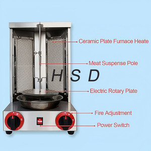 Machine à snacks pour restaurant, shawarma, <span class=keywords><strong>kebab</strong></span>, à vendre, machines de fabrication de produits carnés pour restaurant - Product Image 4