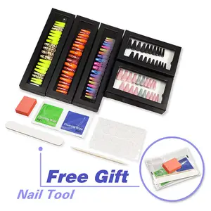 Boîte d'emballage avec fenêtre transparente pour <span class=keywords><strong>ongles</strong></span> pressés, <span class=keywords><strong>ongles</strong></span> pressés <span class=keywords><strong>de</strong></span> luxe - Product Image 1