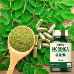 Odm/Oem Groothandel Moringa Capsules Organische Kruidenenergie En Immuniteit Ondersteuning Niet Gmo Plant Gebaseerde Capsules Van Indiase Exporteur - Product Image 2