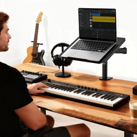 Support de moniteur universel rotatif à 360 degrés, support de bureau pour ordinateur portable, vente en gros populaire
