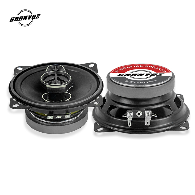 High Power Active Car Audio PP Cone 0.75" AVC Piezo Tweeter 4 Inch 3-Way Coaxial Speaker