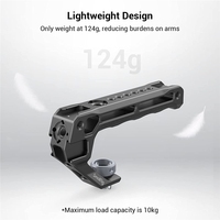 Poignée supérieure avec trous de positionnement 3/8"-16 pour poignée ARRI pour cage de caméra, rig vidéo universel avec 5 griffes froides 3765