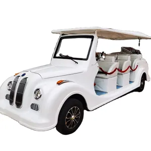 WELIFTRICH売れ筋11人乗り人気観光車電気乗用車ヴィンテージクラシックカート電気ゴルフカート