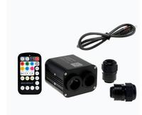 Projecteur de ciel étoilé RGB 2-en-1 pour voiture 20W avec fibre optique de 4m et télécommande