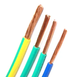 Ul1431 cable de alambre eléctrico xlpvc flexible irradiado 20awg 22awg 24awg Cable de conexión amarillo verde