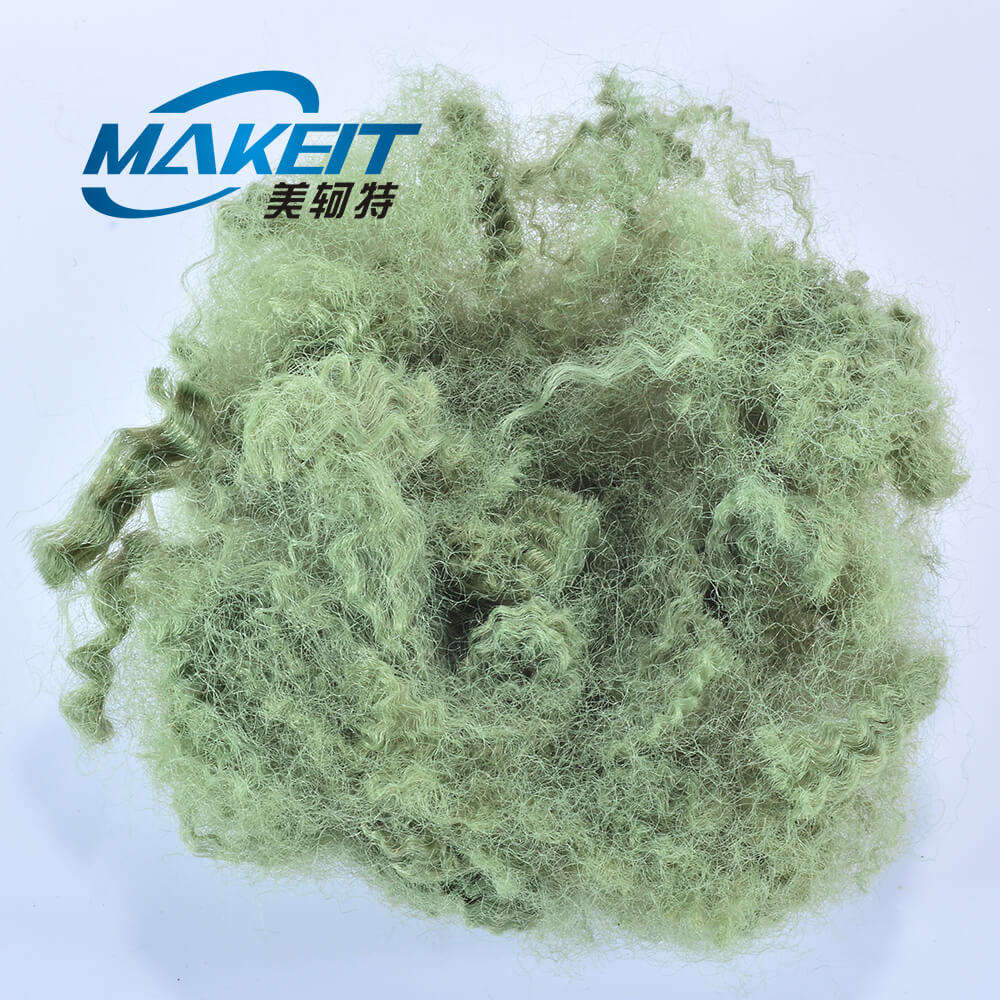 Polyester Staple Fiber Solid Color Fiber The Recycled Fibres Manufacturers direct sale high tenacity and Durability Wholesale