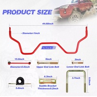 Kit de barre stabilisatrice arrière pour Toyota Tundra 2007-2021, barre stabilisatrice de suspension pour une meilleure stabilité en traction et une réduction de la rotation du châssis