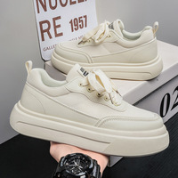 Chaussures Homme 2026 Nouvelle Collection Été – Baskets Décontractées Respirantes en PU et Maille, Légères, à Blocs de Couleurs, Rehaussantes