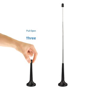<span class=keywords><strong>Antenna</strong></span> Telescopica DAB FM per Uso Domestico, Alta Sensibilità, 3m, Base Magnetica Fissa, Universale per <span class=keywords><strong>TV</strong></span> e Radio, Modello XHY-311 - Product Image 5