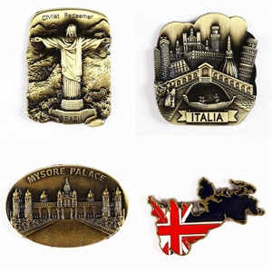Magneti per Frigorifero in Metallo <span class=keywords><strong>di</strong></span> Shanghai, Cina, con Paesaggi Urbani e Monumenti <span class=keywords><strong>di</strong></span> Tutto <span class=keywords><strong>il</strong></span> Mondo, Perfetti Souvenir <span class=keywords><strong>di</strong></span> Viaggio - Product Image 2