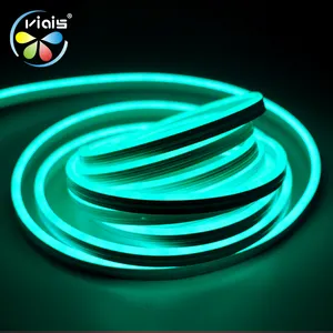 DC12V RGB 108leds/m lampu Strip Neon fleksibel lampu Neon LED Selamat Natal dekorasi ulang tahun pernikahan