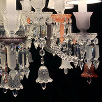 Lustre en cristal K9 magnifique à 12 lumières, style européen, en tissu, pour centres de table de mariage et salles de banquet
