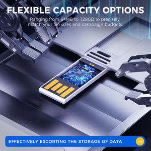Chiavetta USB Personalizzabile con Logo, Formato Biglietto da Visita, USB 2.0, 128GB 16GB 64GB, Pennetta USB Promozionale - Product Image 3