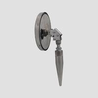 Industrial Adjustable Stainless Steel Sleeve Bimetal Thermometer 150mm