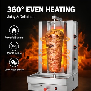 Máquina Profesional <span class=keywords><strong>de</strong></span> Asar <span class=keywords><strong>Pollos</strong></span> a Gas, <span class=keywords><strong>Asador</strong></span> Giratorio para Shawarma y Kebab, <span class=keywords><strong>de</strong></span> Acero Inoxidable, Fácil <span class=keywords><strong>de</strong></span> Limpiar, para Uso en Hoteles - Product Image 5