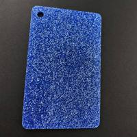 Edle Glitzer-Acrylplatten PMMA Farbige Gegossene Plexiglasscheiben für DIY-Basteleien Beschilderung Display Maßgeschnittene Formen