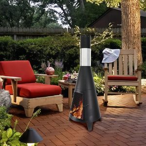 Brasero Redondo Pequeño Vertical para Jardín Exterior - Product Image 5