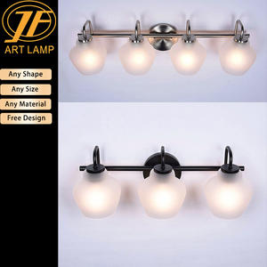 Lámparas de Pared Modernas para Sala de Estar, Metal + Vidrio, 2700K Blanco Cálido, Control de Interruptor, Regulable, Iluminación Interior - Product Image 6