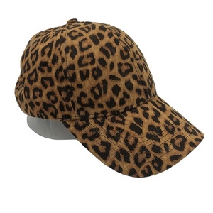 Cappellini da Baseball Casual Unisex per Adulti, Traspiranti, in Camoscio Leopardato 100% Poliestere, Stampa Digitale, Basso MOQ, Best Seller, Personalizzabili - Product Image 5