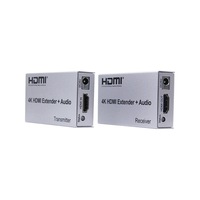Extensor HDMI de 120M con 1080p 4K 3D compatible con Cat 5E/6 para aplicaciones informáticas para transmisor y receptor HDMI