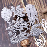 Vendita calda di erba marina taglio di metallo muore per Scrapbooking Album da te goffratura educativo biglietto di auguri piante Marine fustelle