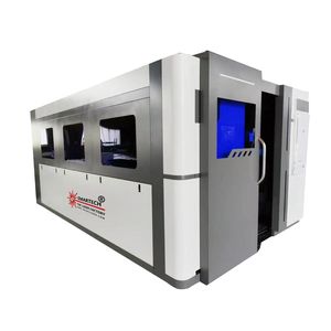 Machine de découpe laser à fibre 1530 S Tablechange Cabin Raycus Photonics 1500W pour aluminium, acier, laiton - Product Image 1