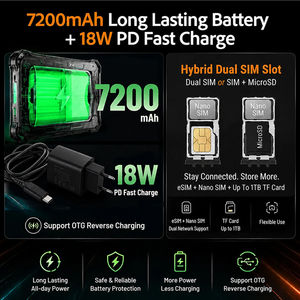 แท็บเล็ต AGM PAD P3 COMPACT  แบบทนทาน ขนาด 8 นิ้ว ระบบ Android 16 ชิปเซ็ต MTK G99 รองรับ 4G LTE WiFi ความสว่างหน้าจอ 550 Nits สำหรับความบันเทิง กันน้ำ เหมาะสำหรับการตั้งแคมป์ พร้อมไฟส่องสว่าง - Product Image 3
