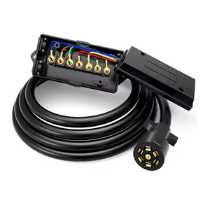 Cable Eléctrico Estándar Americano de 8 Pies y 7 Pines con Caja de Conexiones para Accesorios de Remolque - Product Image 2